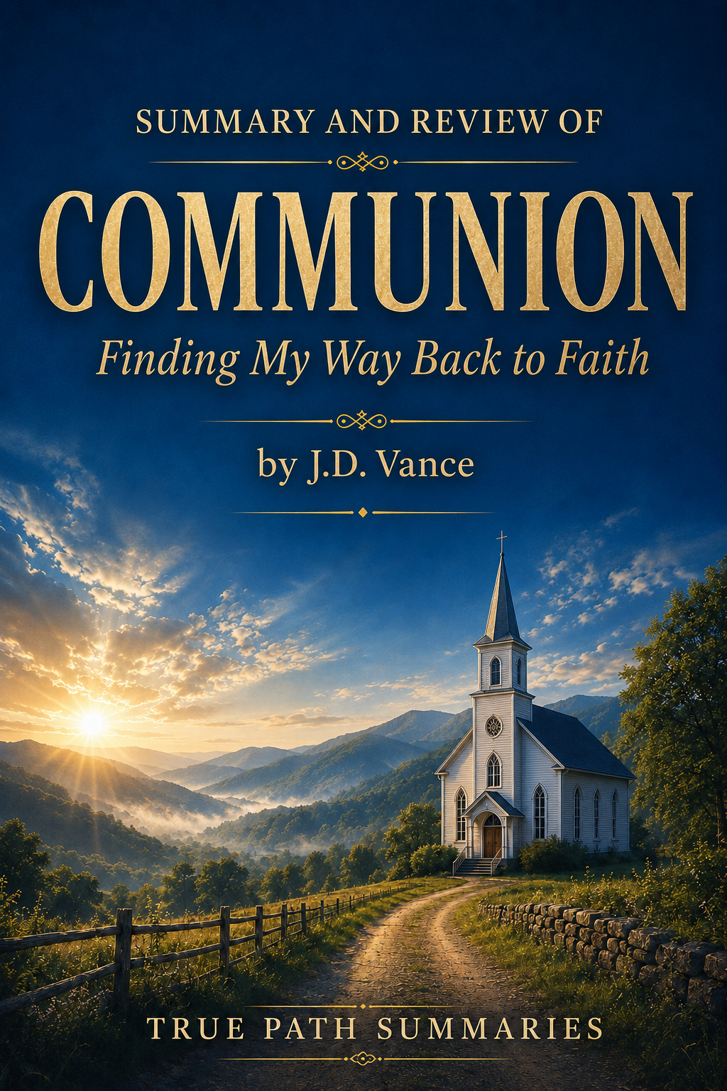 Summary and Review of Communion: Finding My Way Back to Faith by J.D. Vance - 1